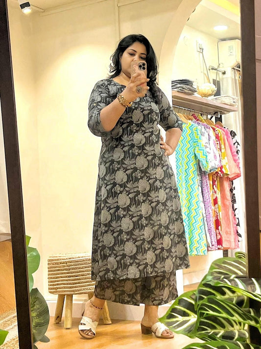 ALine CoOrd Set D Black