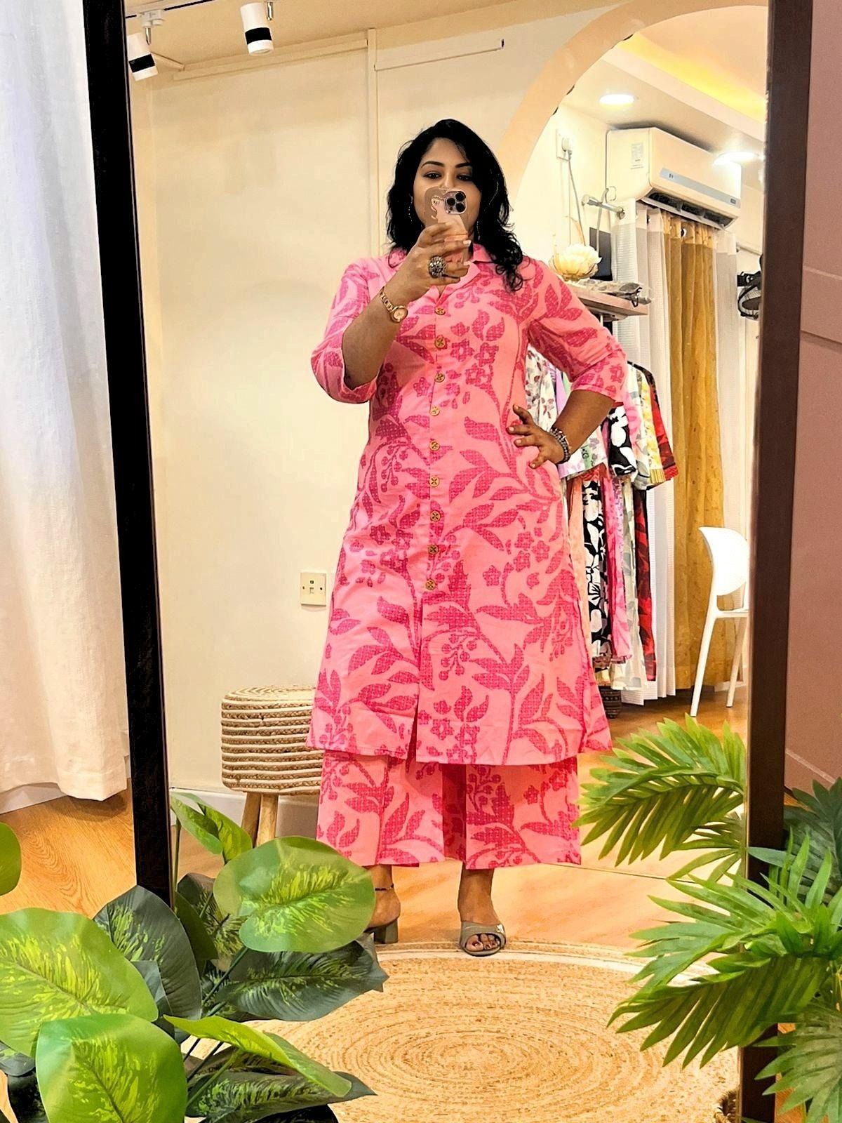 ALine CoOrd Set Pink