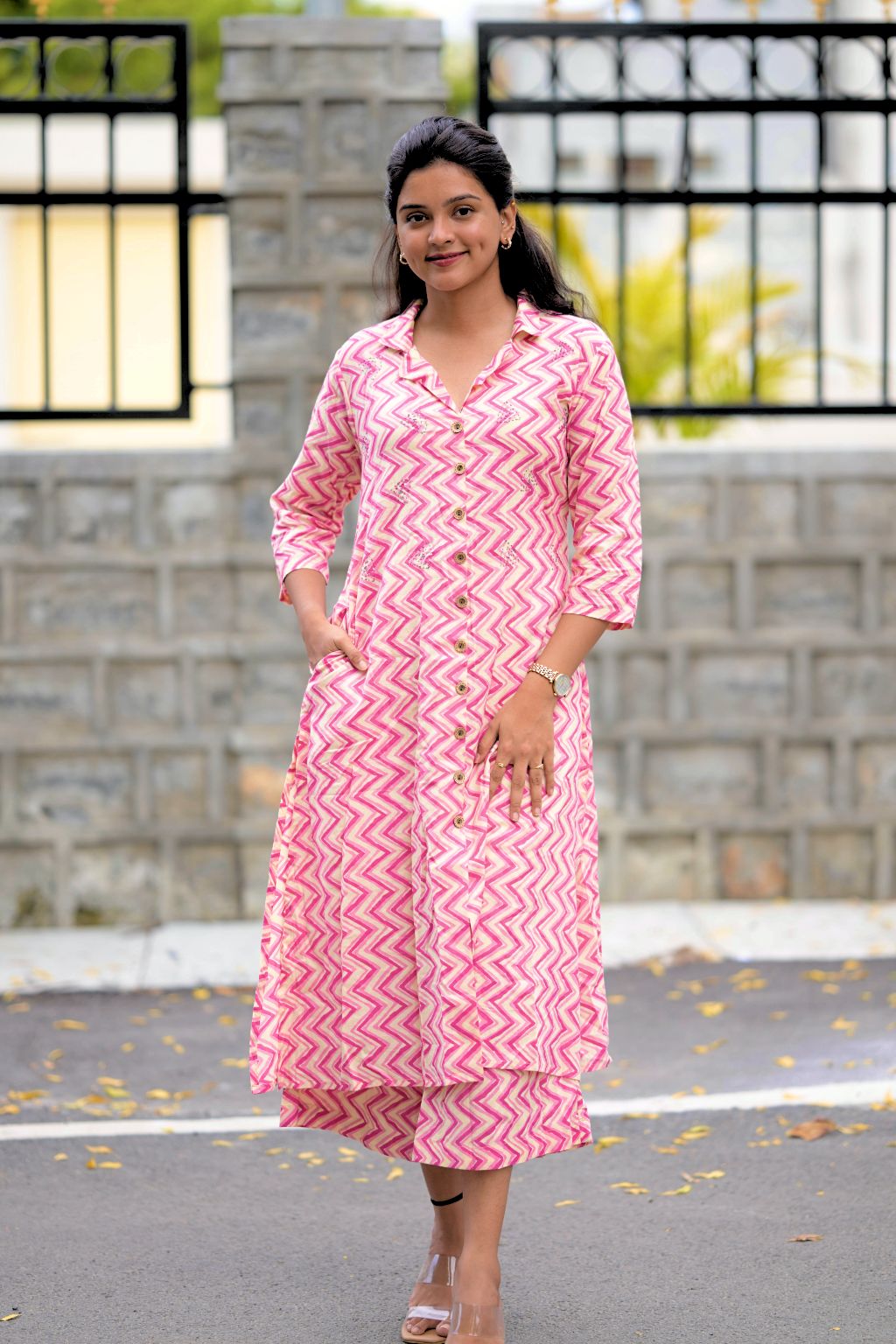 ALine Pink CoOrd Set