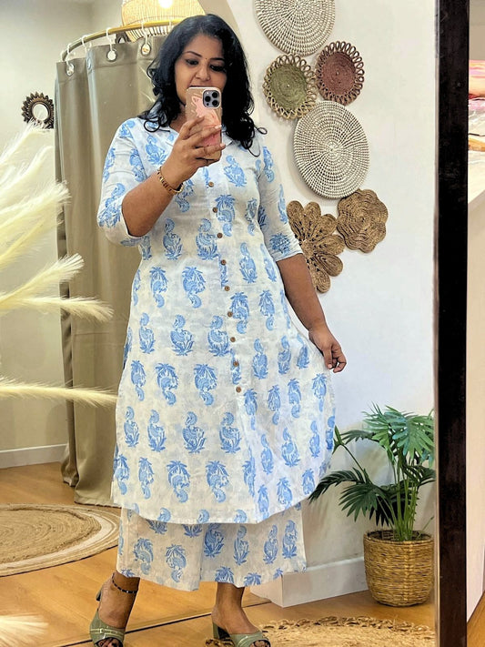 ALine CoOrd Set Blue V4