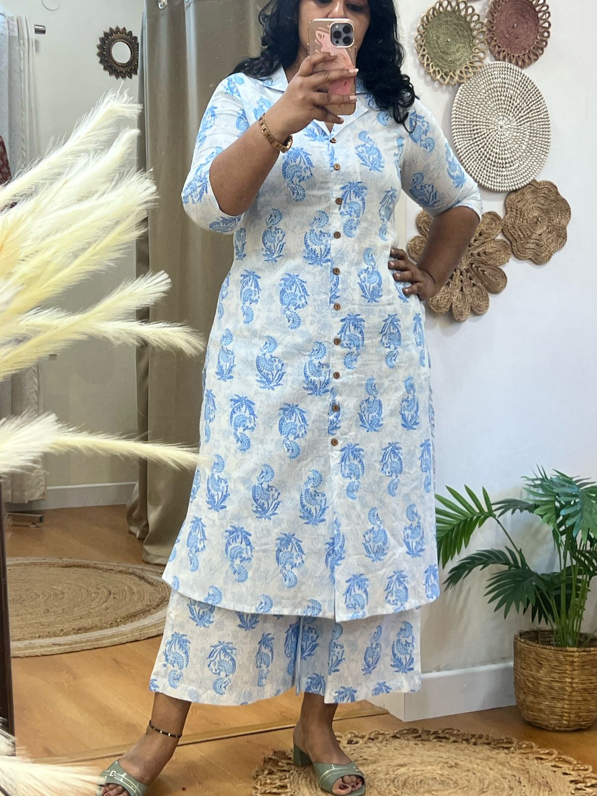 ALine CoOrd Set Blue V4