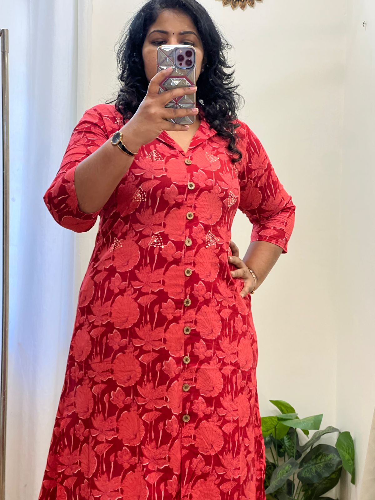 ALine Red Co-Ord Set