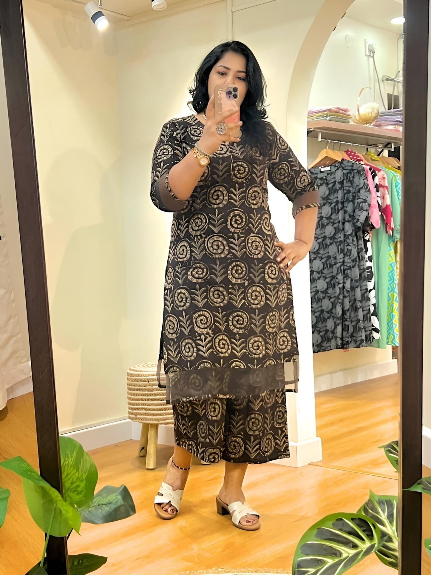 Black Kalamkari CoOrd Set
