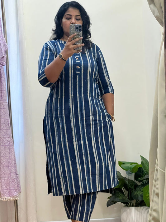 Office CoOrd Set Indigo