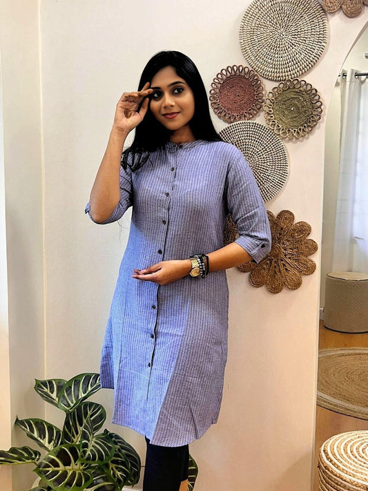 Shirt Kurti DENIM BLUE