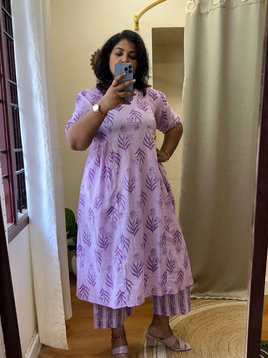 LILAC A Line Cotton Kali Set