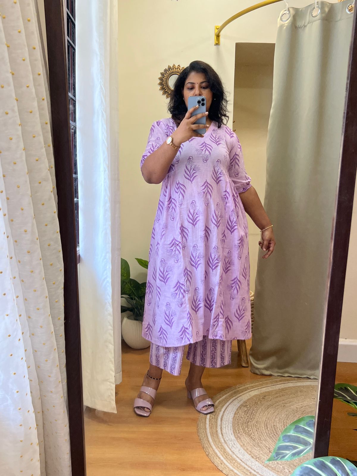 LILAC A Line Cotton Kali Set