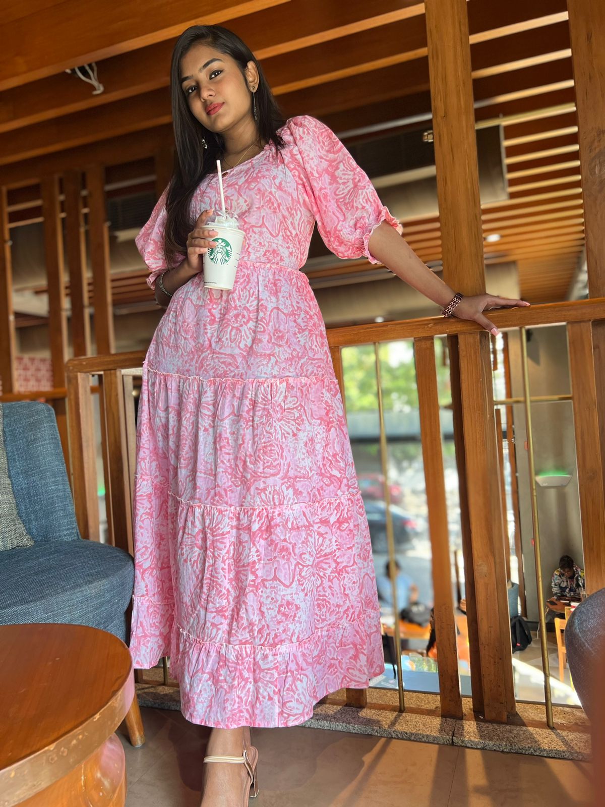 Pink Long Dress