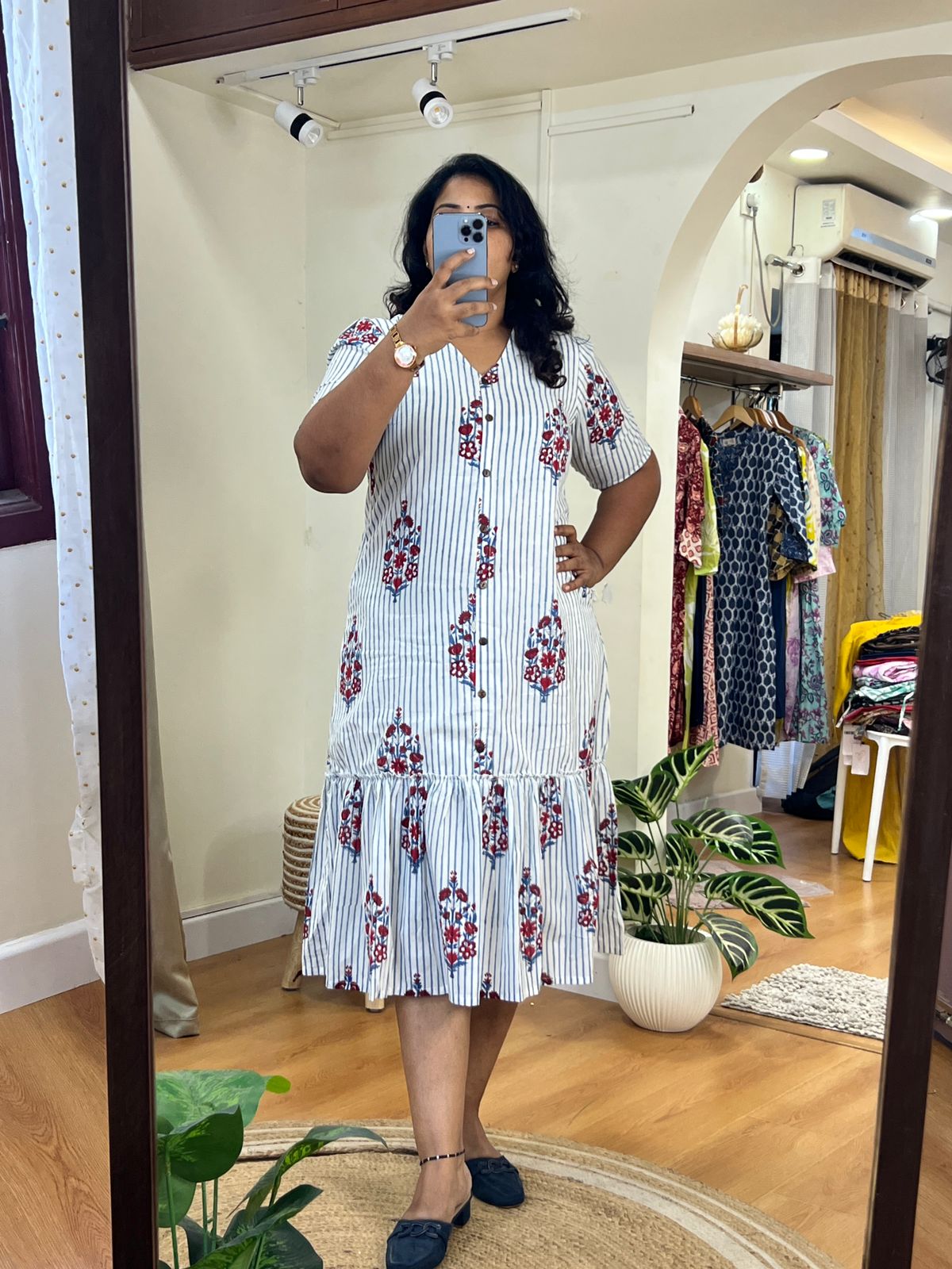 Straight Dress HB White
