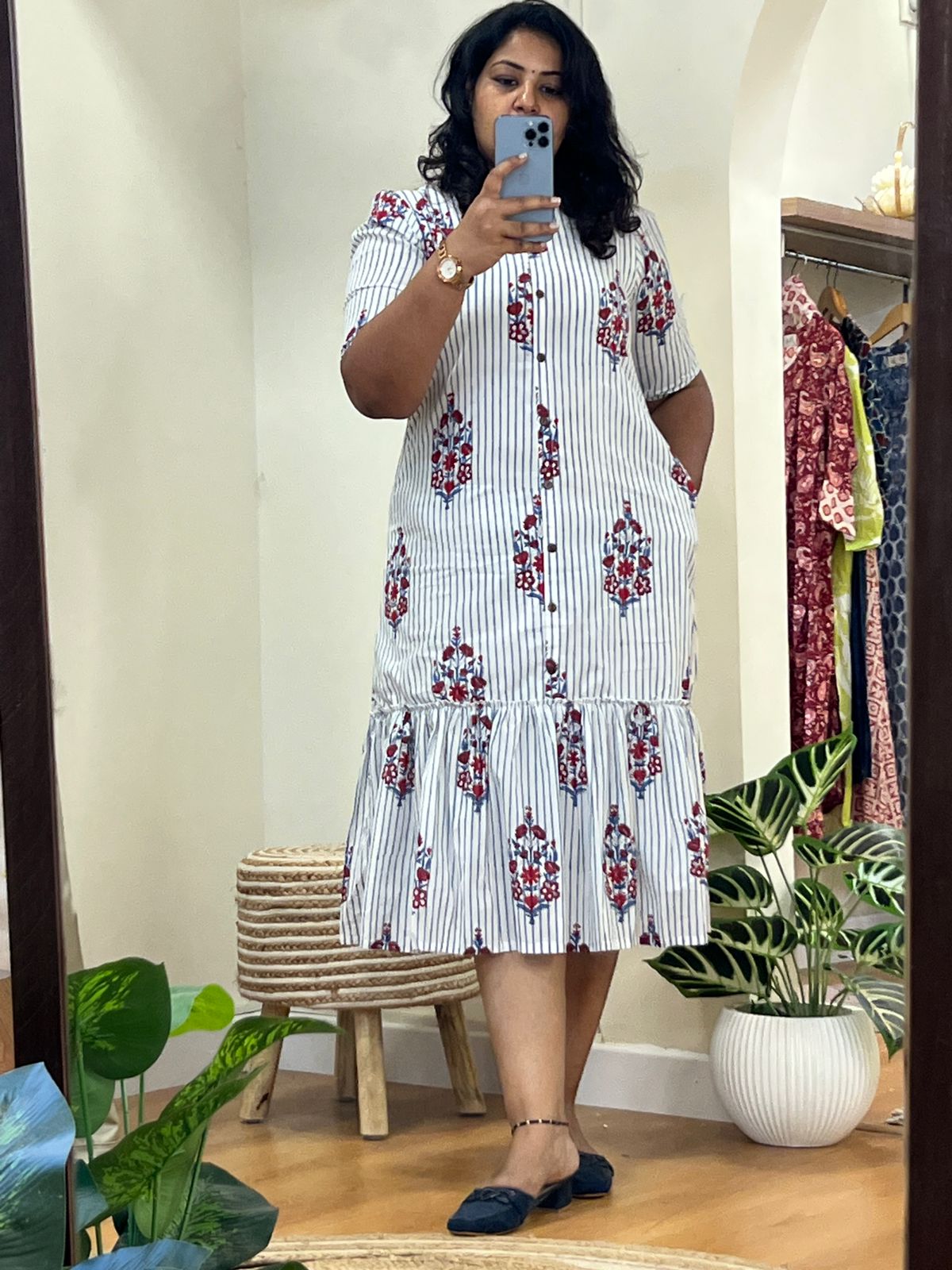 Straight Dress HB White