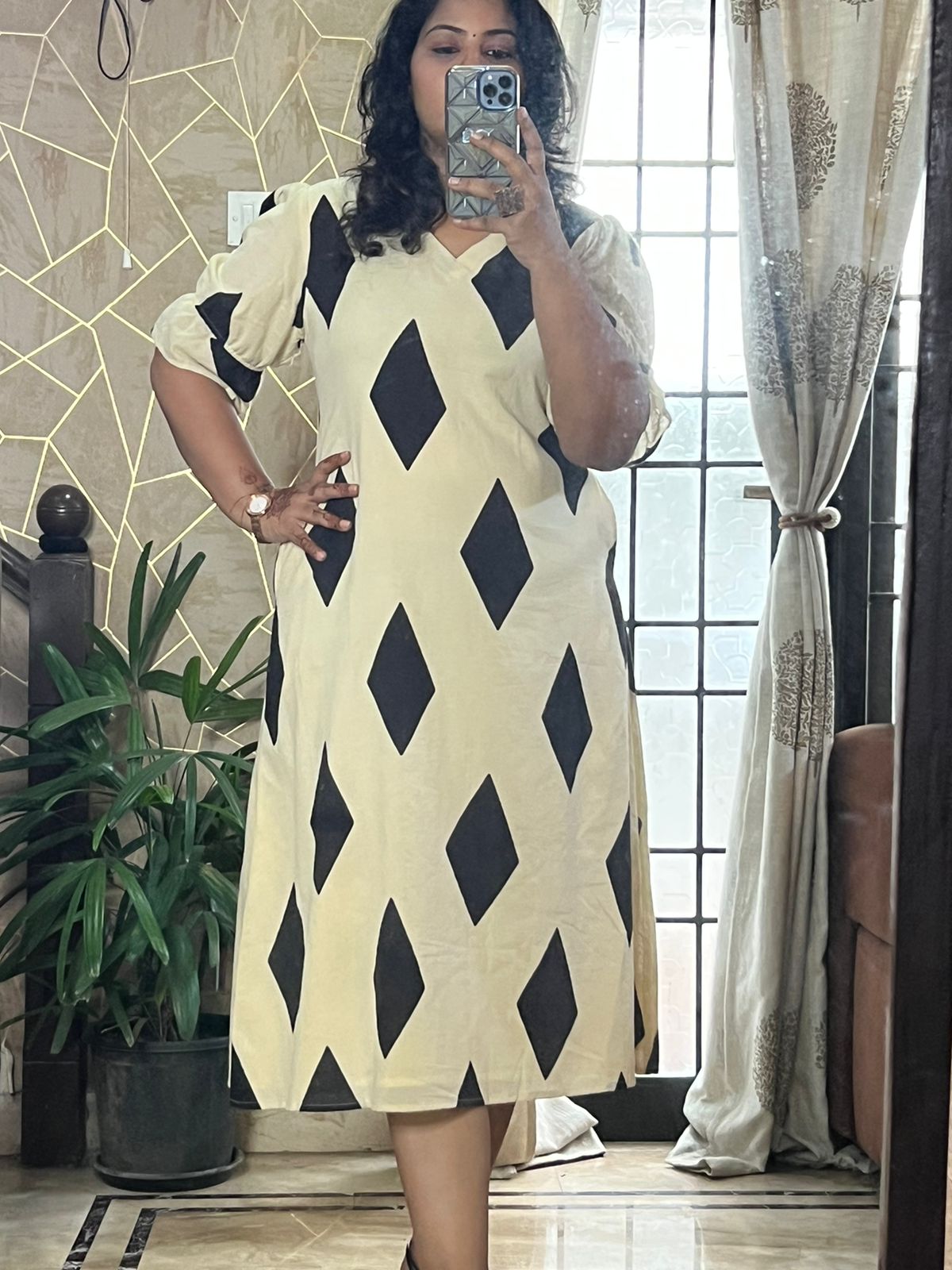 A Line Dress Diamond
