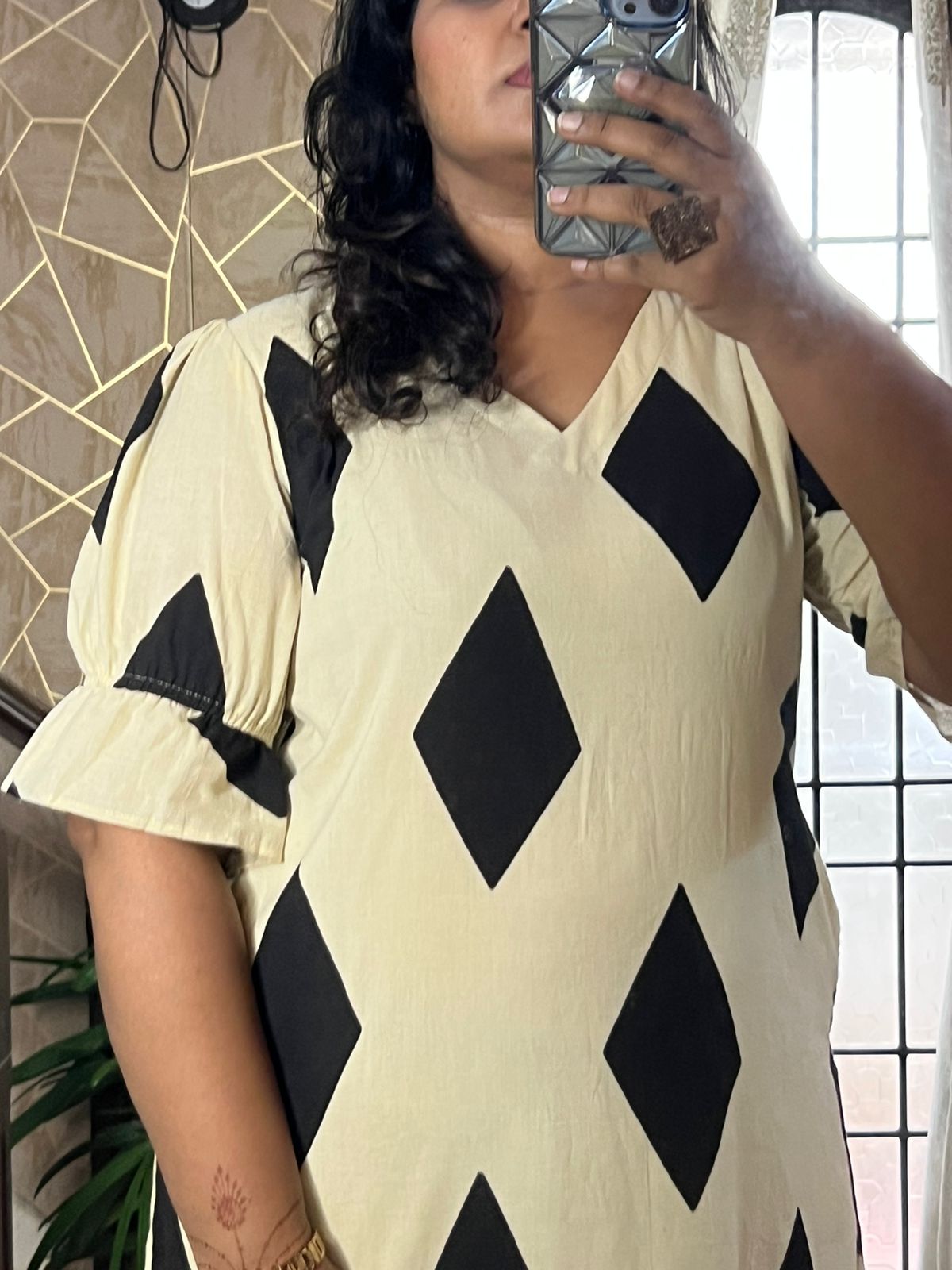 A Line Dress Diamond