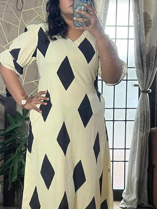 A Line Dress Diamond