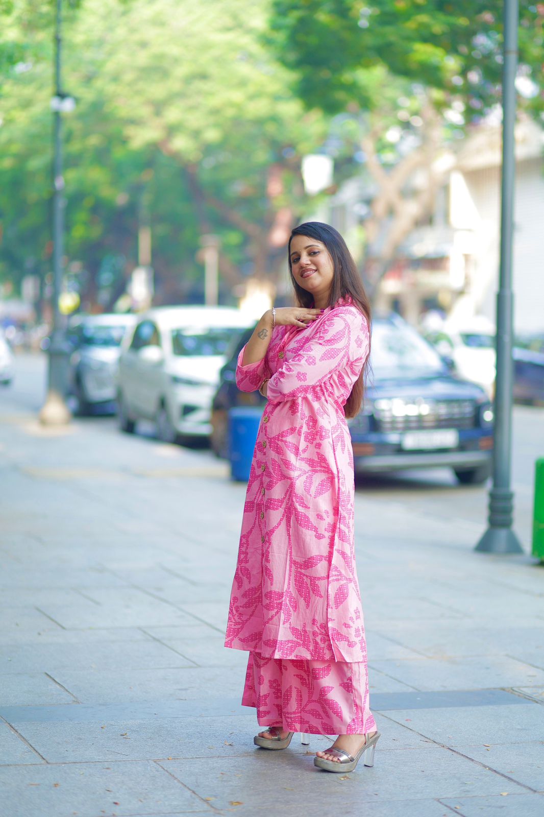 ALine CoOrd Set Pink