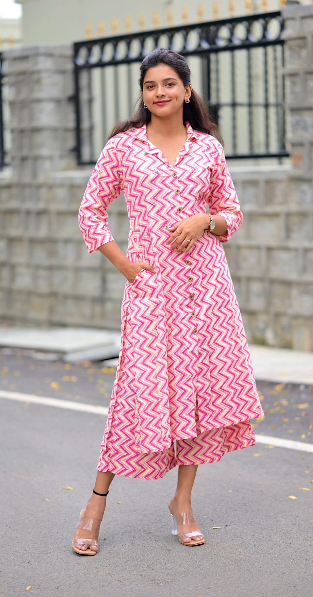 ALine Pink CoOrd Set