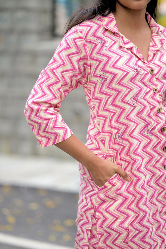 ALine Pink CoOrd Set