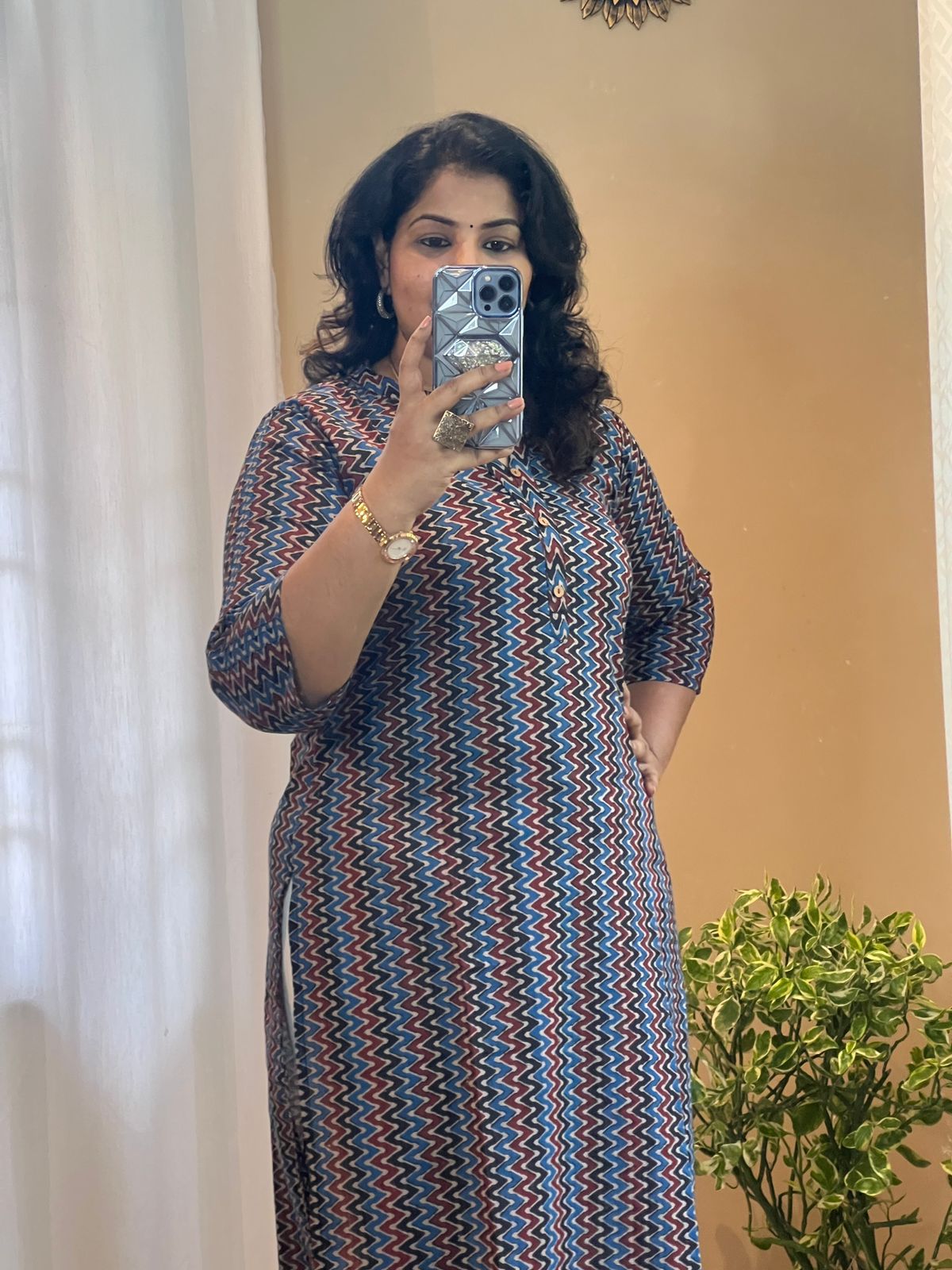 Ajrakh Office Budget Kurti
