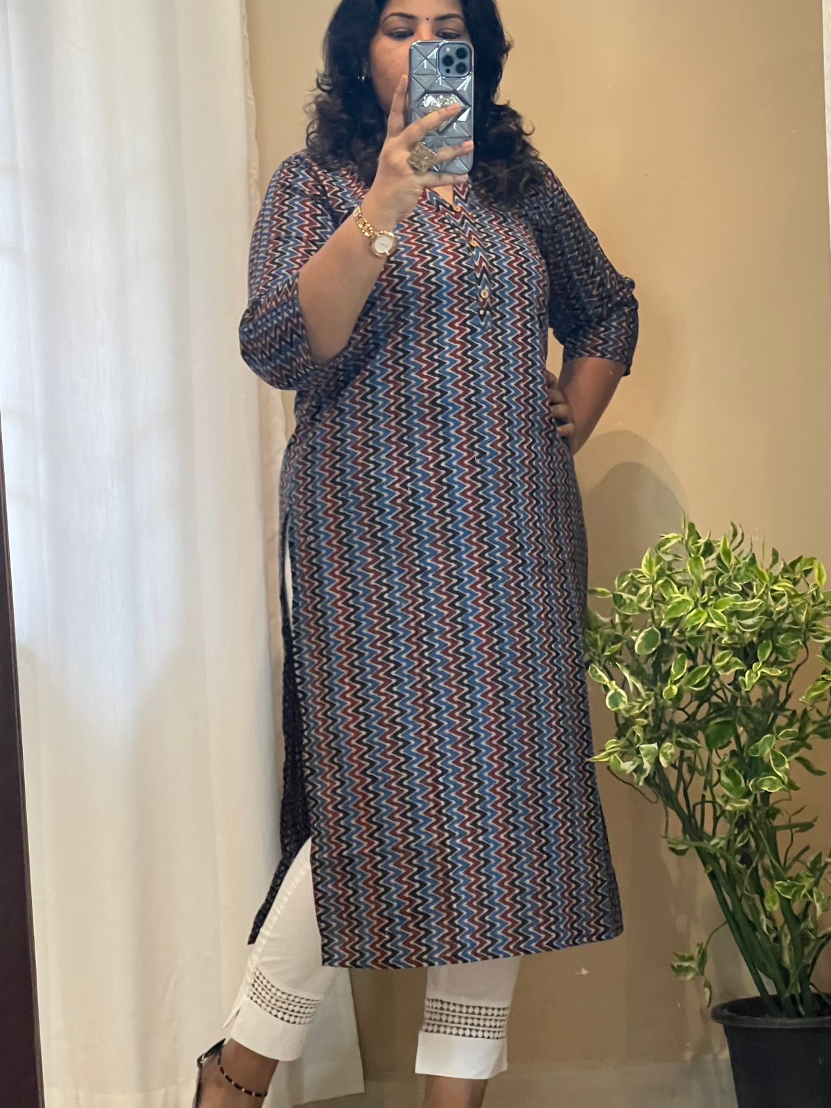 Ajrakh Office Budget Kurti