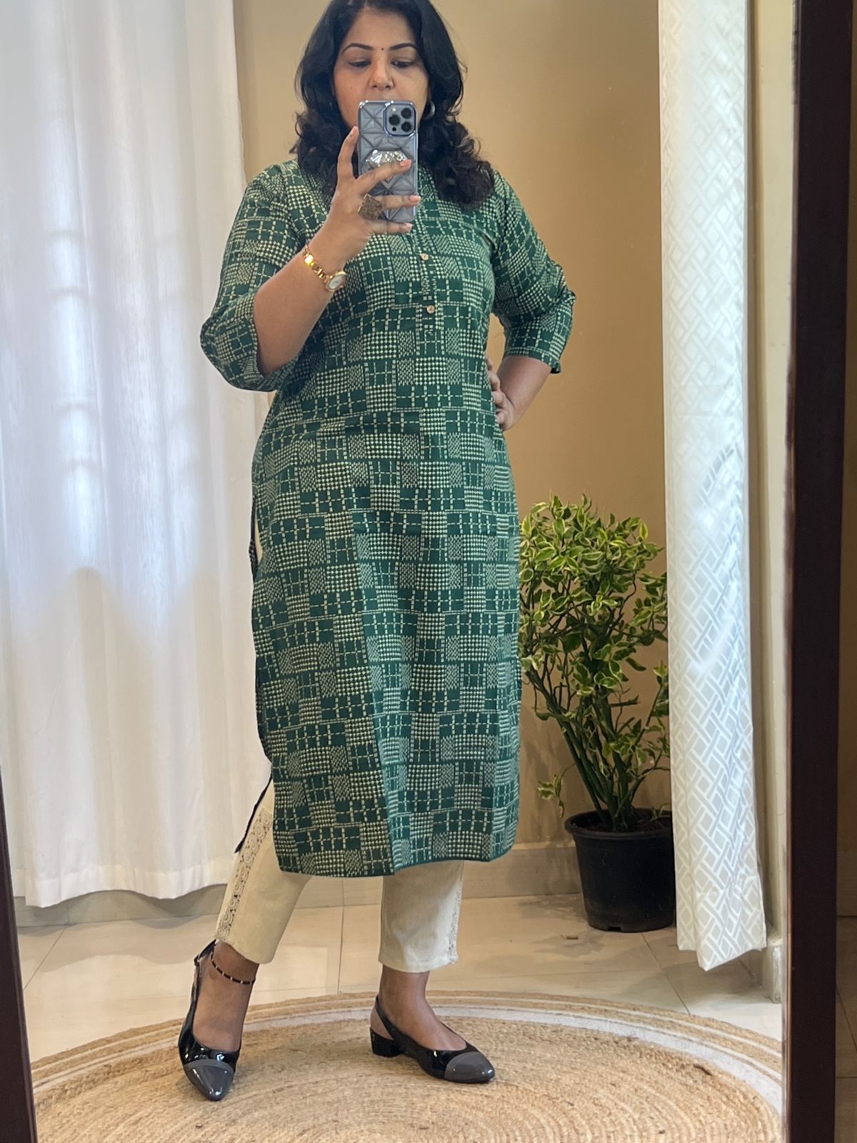 Pretty Green Office Budget Kurti