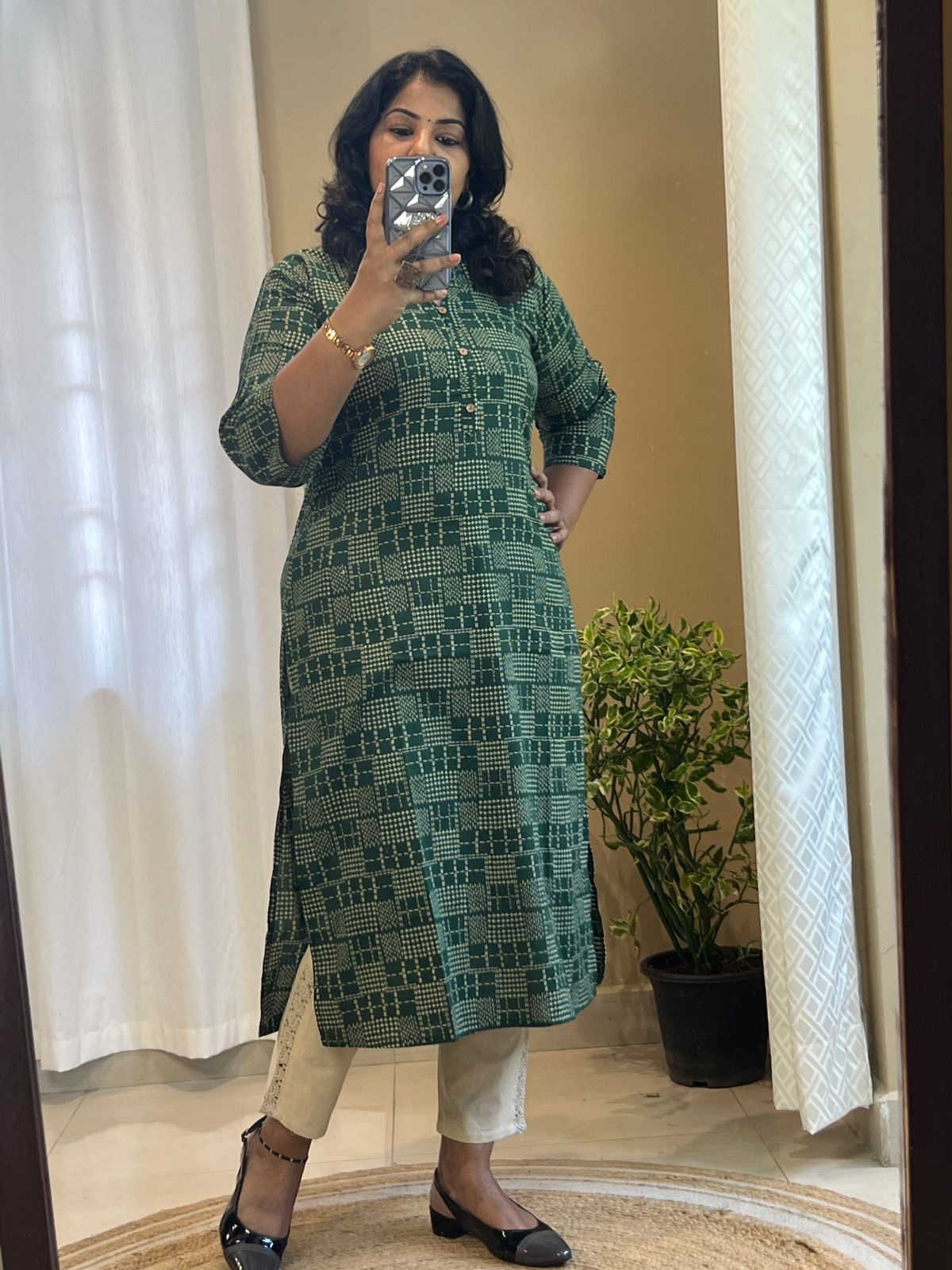 Pretty Green Office Budget Kurti