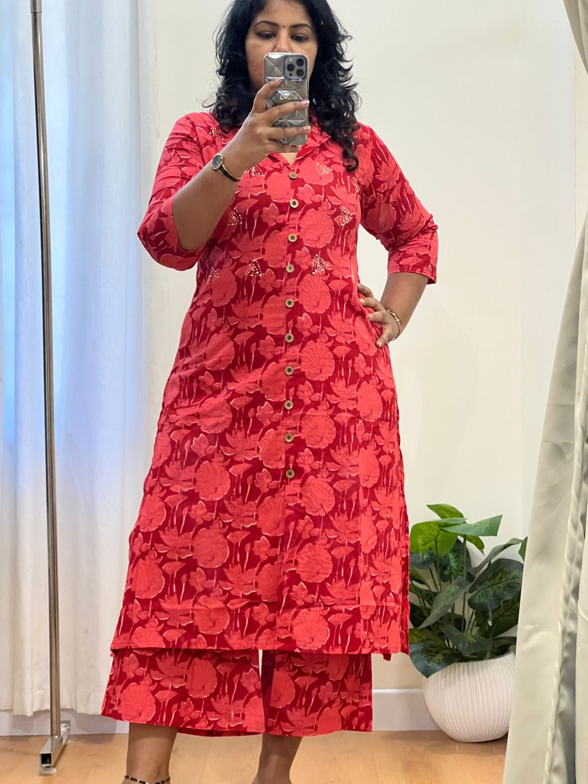 ALine Red Co-Ord Set