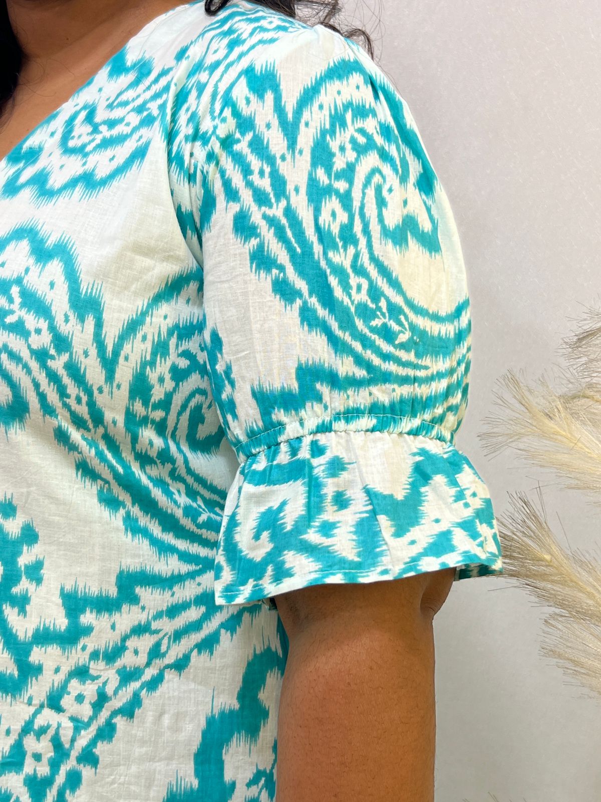 A Line Dress Green