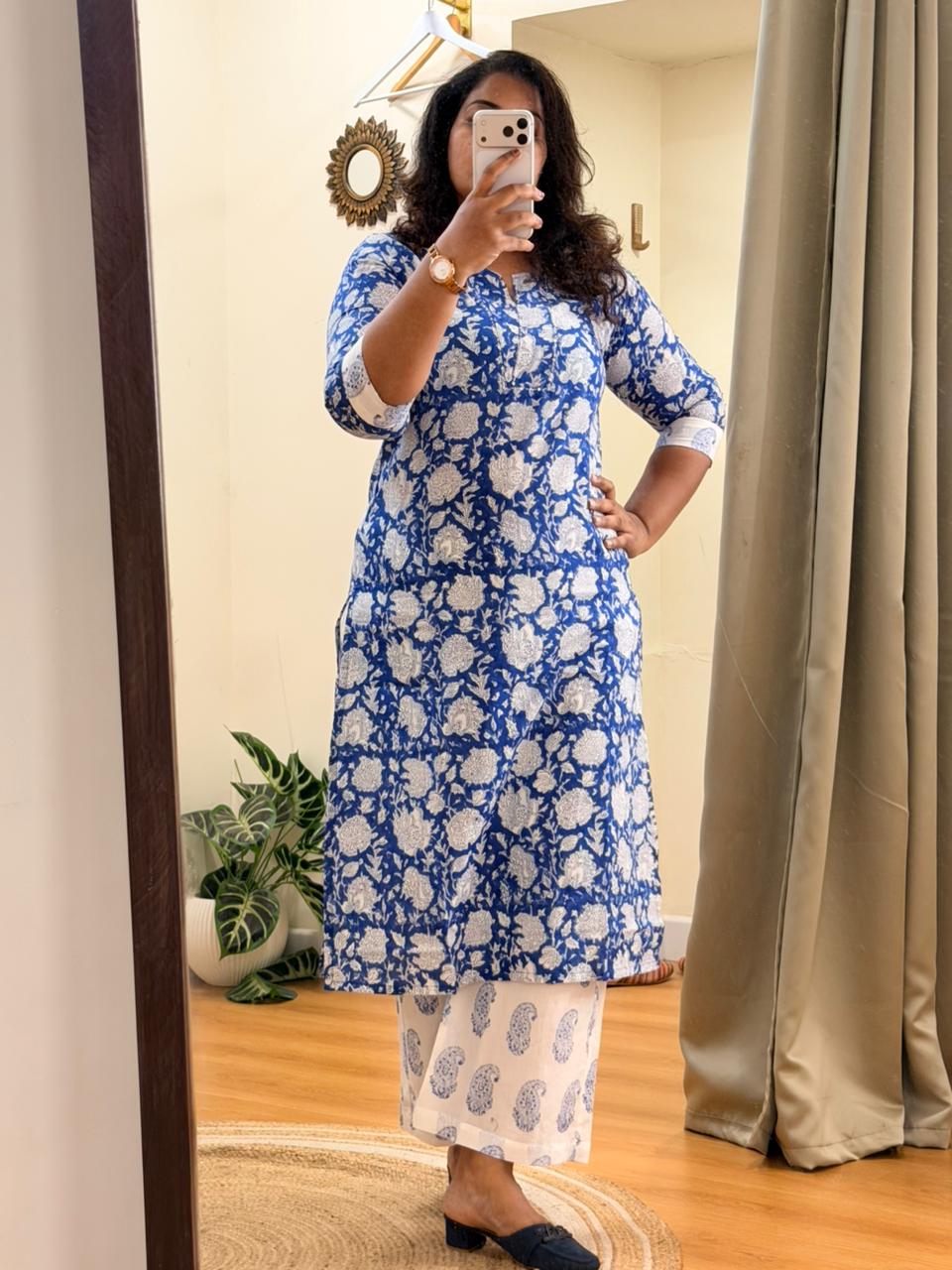 Handblock Set Blue