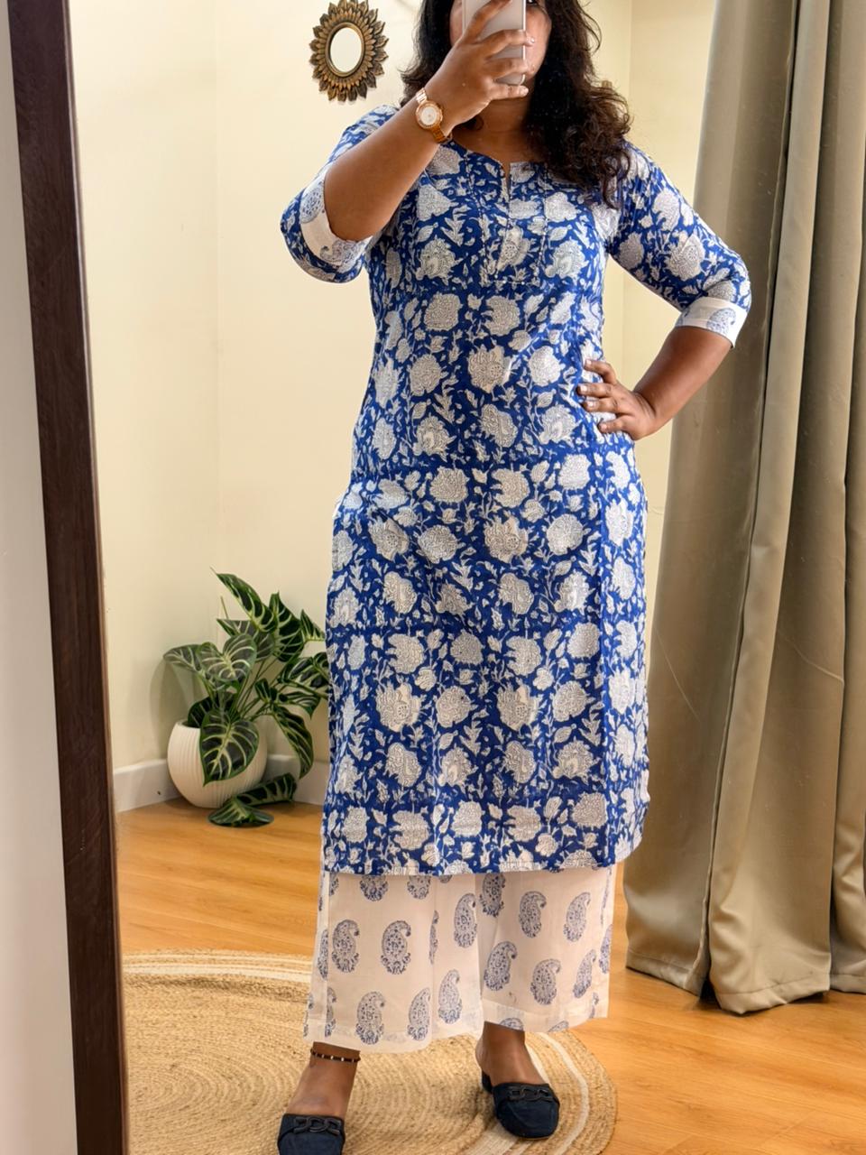 Handblock Set Blue