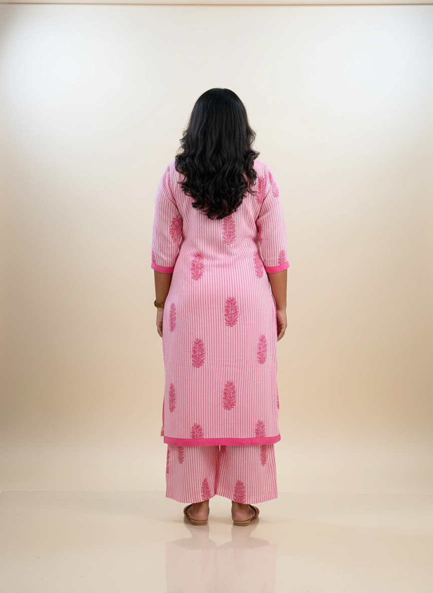 Handblock Set Pink