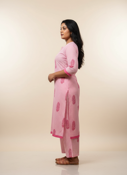 Handblock Set Pink