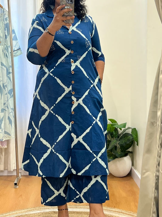 ALine Indigo Co-Ord Set