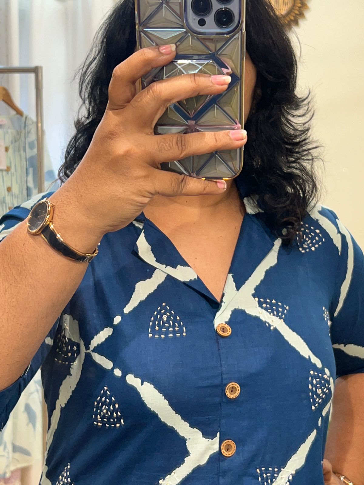 ALine Indigo Co-Ord Set
