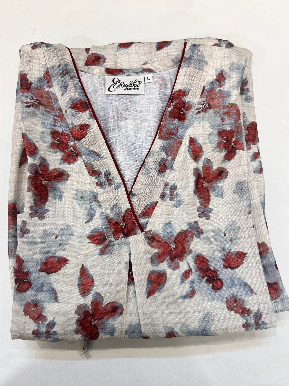 Linin CoOrd Set Red