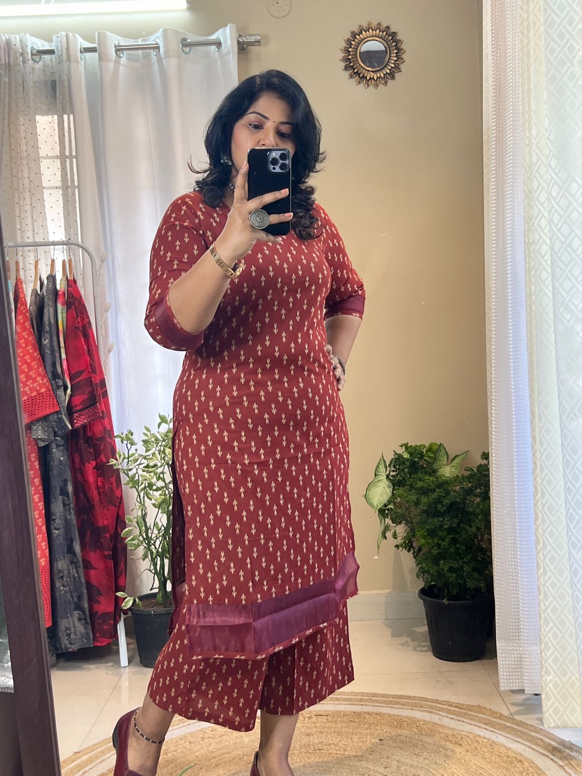 Maroon Co Ord Set for Women | Reybha