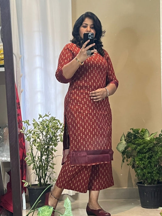 Maroon Co Ord Set for Women | Reybha