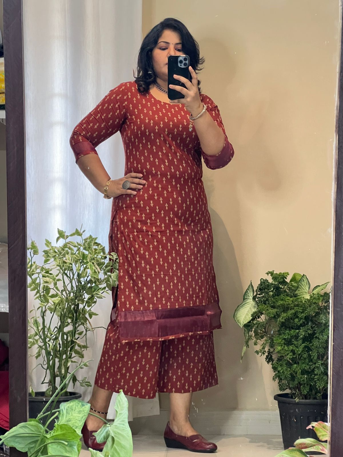 Maroon Co Ord Set for Women | Reybha
