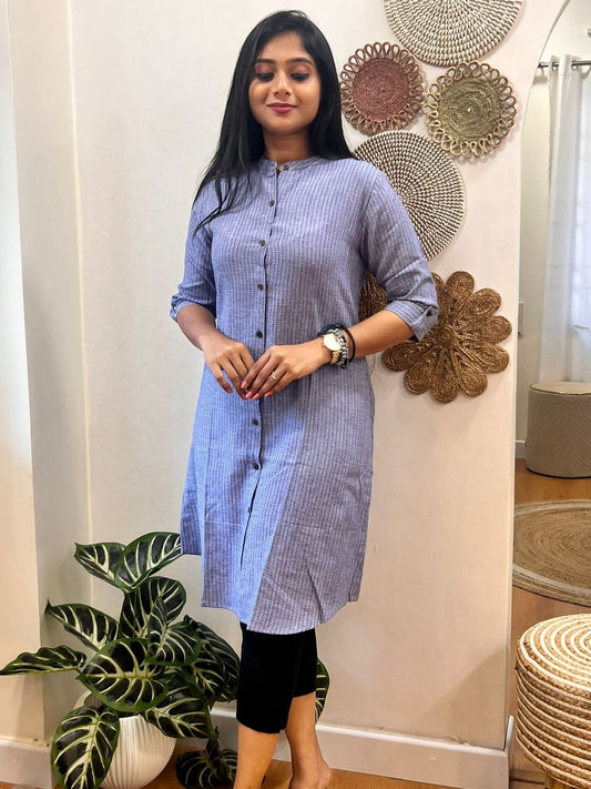 Shirt Kurti DENIM BLUE