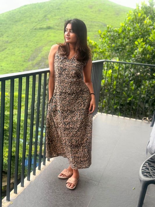 Sleeveless Backcross Kalamkari