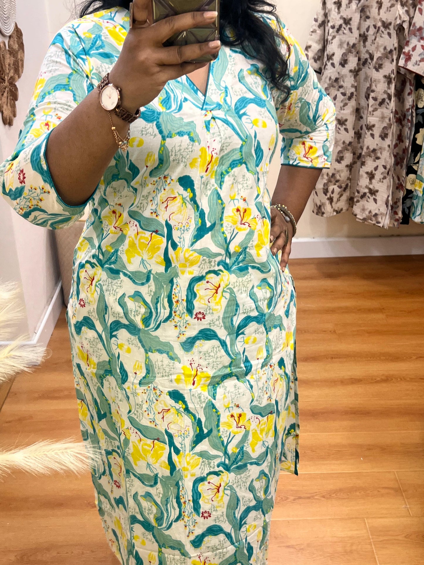 VNeck CoOrd Set Blue