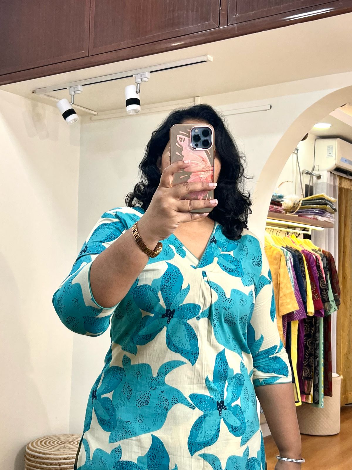 VNeck CoOrd Set Blue