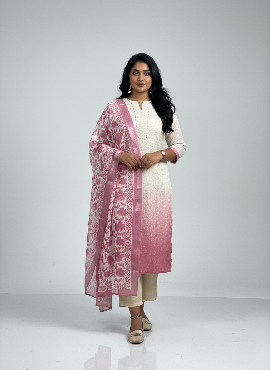 Dupatta Set Ombre