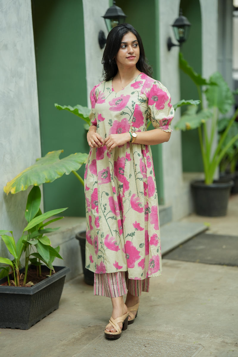 Beige ALine Kali Set