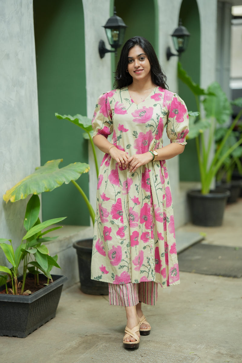Beige ALine Kali Set