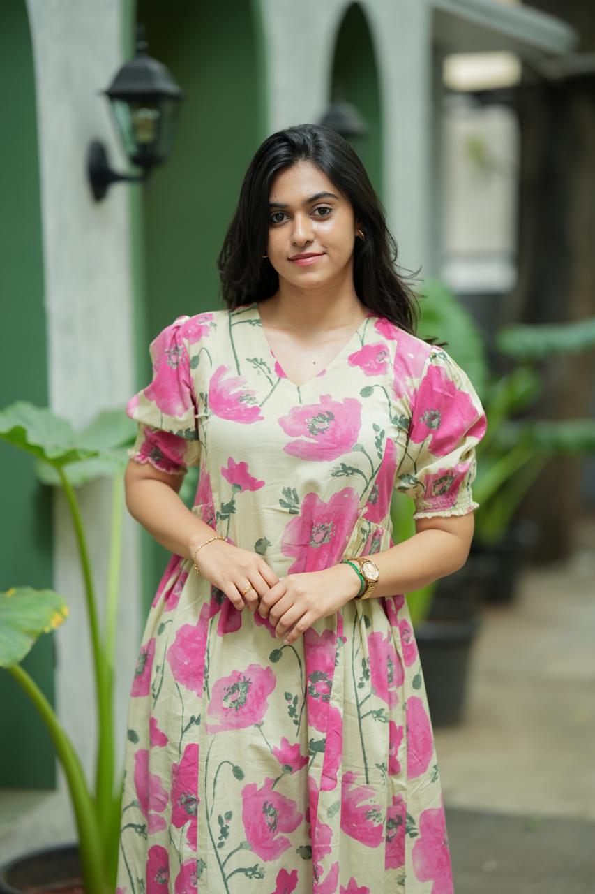 Beige ALine Kali Set