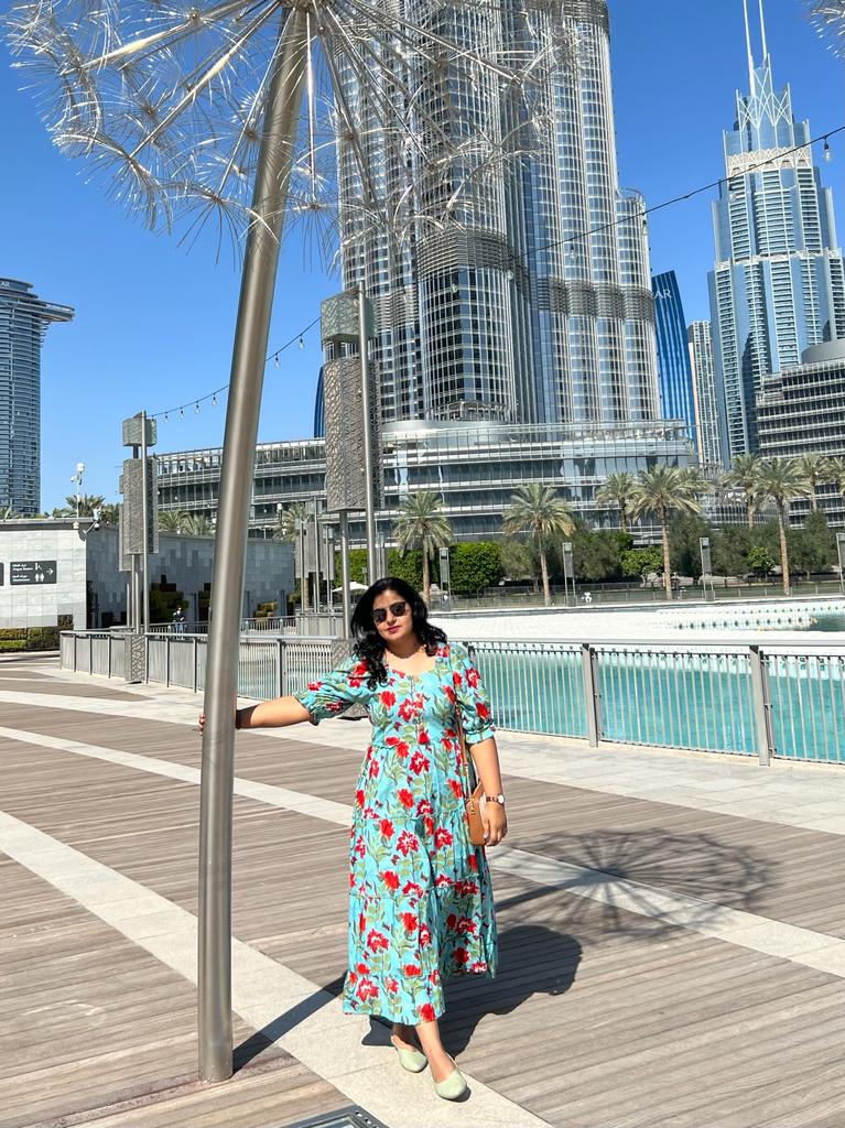 Blue Long Dress