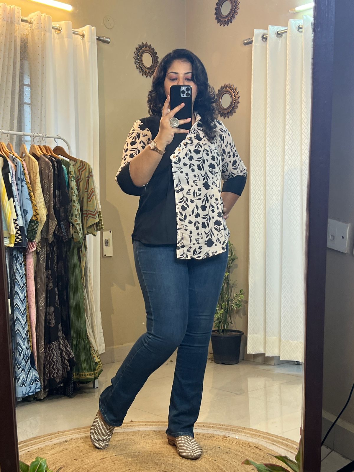 Chikoo Muslin Tunic Top