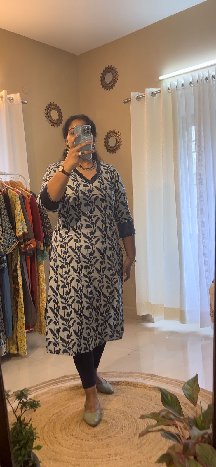 Indigo Ferns Kurti
