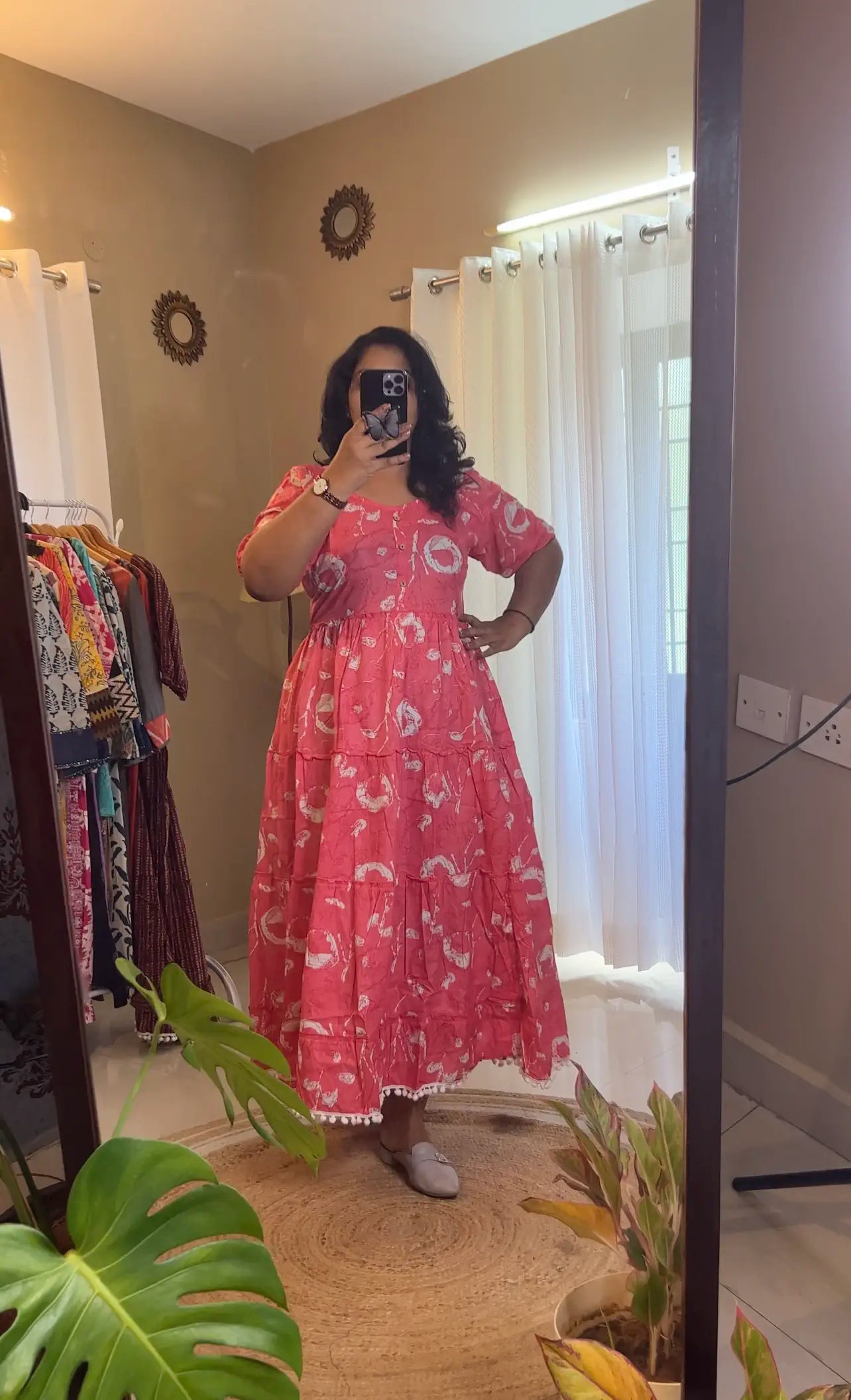 Peach Long Dress