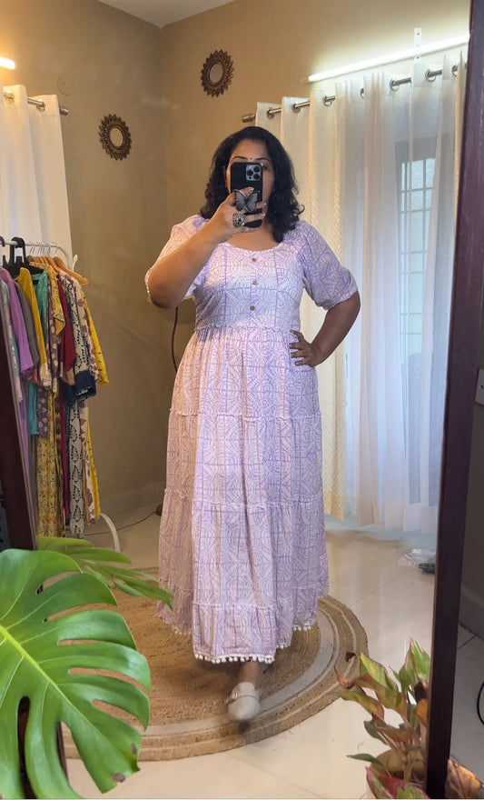 Violet Long Dress